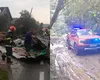 Trei județe din România, afectate de fenomene meteo extreme sâmbătă seara. Drumuri blocate, case avariate și oameni evacuați FOTO
