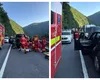 Tragedie pe Valea Oltului. Un bărbat a murit după ce o stâncă a căzut peste mașina în care se afla