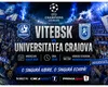LIVE Vitebsk – Universitatea Craiova ONLINE VIDEO în preliminariile Champions League. Start de sezon pentru campioana României, unde vezi meciul în direct la TV