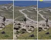 Doi turiști au „escaladat” cu trotinetele pe Platoul Bucegi. Reacția Salvamont Prahova: „Dacă sunt bune la oraș…”
