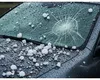Prăpăd după codul roşu de caniculă. Furtună violentă cu vijelii şi căderi masive de grindină