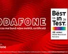 Vodafone România obține, pentru al cincilea an consecutiv, certificarea umlaut „Best in Test” pentru rețeaua sa mobilă