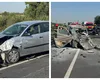Accident cu trei mașini în Timiș. Un bărbat a murit pe loc