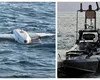 VIDEO Momentul în care F-16 distruge drona de lângă Neptun Deep cu tunul rotativ automat