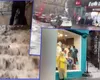 Potop pe străzile capitalei, s-au transformat în râuri! A plouat în 36 de ore cât pentru o lună, turiștii au fugit disperați să se adăpostească VIDEO