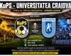 LIVE KuPS – Universitatea Craiova ONLINE VIDEO în Europa League. Surprize în primul „11” al oltenilor, unde vezi meciul în direct la tv