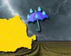Furtuni cu grindină și ploi torențiale după zilele caniculare. Noi avertizări cod galben de averse