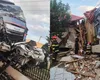 Accident violent într-o comună din Vaslui. Un TIR a intrat în două gospodării și aproape a distrus complet o casă