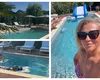 Cum arată piscina uriaşă din vila pe care o are Mirela Vaida la Snagov. Imagini fabuloase cu bazinul pe care a dat 30.000 de euro, după ce Comsin Seleşi i-a vândut un pont FOTO şi VIDEO