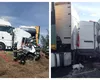Accident cumplit între două TIR-uri și un microbuz. Două femei au murit pe loc
