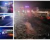 Carambol pe Autostrada Moldovei, aproape de Adjud. Trei persoane au ajuns la spital