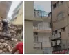 S-a prăbuşit un bloc de cinci etaje. Zeci de oameni sunt prinşi sub dărâmături VIDEO