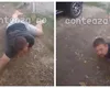 Viceprimar filmat de localnici mort de beat, când se târa prin șanțuri. Imagini ireale surprinse într-o localitate din Mureș