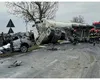 Accident tragic pe DN3, în Constanța.  O persoană a decedat după ce o mașină a luat foc