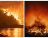 Incendiu puternic pe o insulă, în Croația. Pompierii se luptă de zile întregi cu flăcările, sute de persoane au fost evacuate