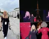Nadia Comăneci, primele imagini de pe podiumul Paris Fashion Week. Zeița de la Montreal a defilat la Turnul Eiffel