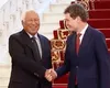 Nicușor Dan l-a primit la Palatul Cotroceni pe președintele Consiliului European, Antonio Costa VIDEO