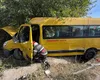 Copil de 9 ani, lovit de un microbuz școlar după un accident în Giurgiu. Băiatul a fost transportat la București cu un elicopter SMURD VIDEO