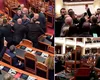 Bătaie în toată regula în Parlament, și-au împărțit pumni și picioare din cauza guvernului. Se cere demisia premierului Albaniei