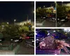 Copac căzut peste maşini şi pietoni în Sectorul 6. Imaginile cu momentul prăbuşirii, surprinse de un trecător VIDEO