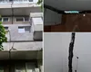 Locatarii trăiesc cu teamă în blocul crăpat din Drumul Taberei. Găurile în apartamente sunt uriașe: „Se poate vedea la vecinul de jos în balcon, atât de mult s-a mărit. Ne este teamă, dar nu avem ce să facem”