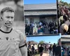 Imagini dureroase de la înmormântarea lui Gheorghe Moldovan. Sute de persoane s-au adunat pentru a-și lua rămas-bun de la arbitru. VIDEO