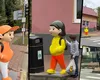 Măsura inedită luată de autoritățile din Suceava pentru protecția elevilor: manechine în dreptul trecerilor de pietoni din apropierea școlilor