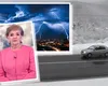 Prognoza meteo: Furtuni cu tunete şi fulgere în sud, lapoviţă la munte. Ce anunţă Romica Jurca pentru weekend