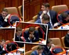 Scene uluitoare în Parlament! Radu Miruță freacă menta la propriu lângă Mircea Abrudean și Siegfried Mureșan. Fascinat de miros, se bagă sub masă, apoi își freacă mâinile