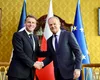 Președintele Franței, Emmanuel Macron, se află la Gdansk, în Polonia, pentru convorbiri cu premierul polonez, Donald Tusk