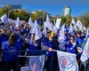 Sindicatele protestează la Ministerul Muncii și cer majorarea salariului minim de la 1 ianuarie 2027