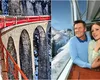 Cum arată cel mai luxos tren din Elveția, Glacier Express, traseul feroviar spectaculos care traversează „Marele Canion al Europei” VIDEO