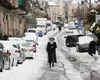 Furtună de zăpadă în Oraşul Sfânt. Strat gros de omăt la Ierusalim, drumuri blocate şi şcoli închise VIDEO