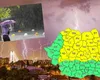 Alertă meteo de fenomene extreme în România. Ploi torenţiale şi vijelii în jumătatea de nord, de joi se extind şi spre sud