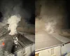 Incendiu în Sectorul 5 al Capitalei. Patru case, mistuite de flăcări. VIDEO