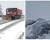 Iarna și-a intrat serios în drepturi. Transfăgărășanul oferă imagini de poveste. Fără să țină cont de riscuri, mai multe persoane au intrat cu ATV-urile pe un sector închis de pe Transalpina