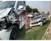 Accident rutier neobişnuit la Iaşi: Două maşini de poliţie s-au ciocnit pentru că n-au păstrat distanţa regulamentară