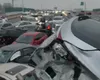 Carambol cu peste 100 de maşini pe o autostradă acoperită de polei din China – VIDEO
