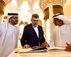 Imagini spectaculoase cu premierul Marcel Ciolacu la Marea Moschee din Abu Dhabi