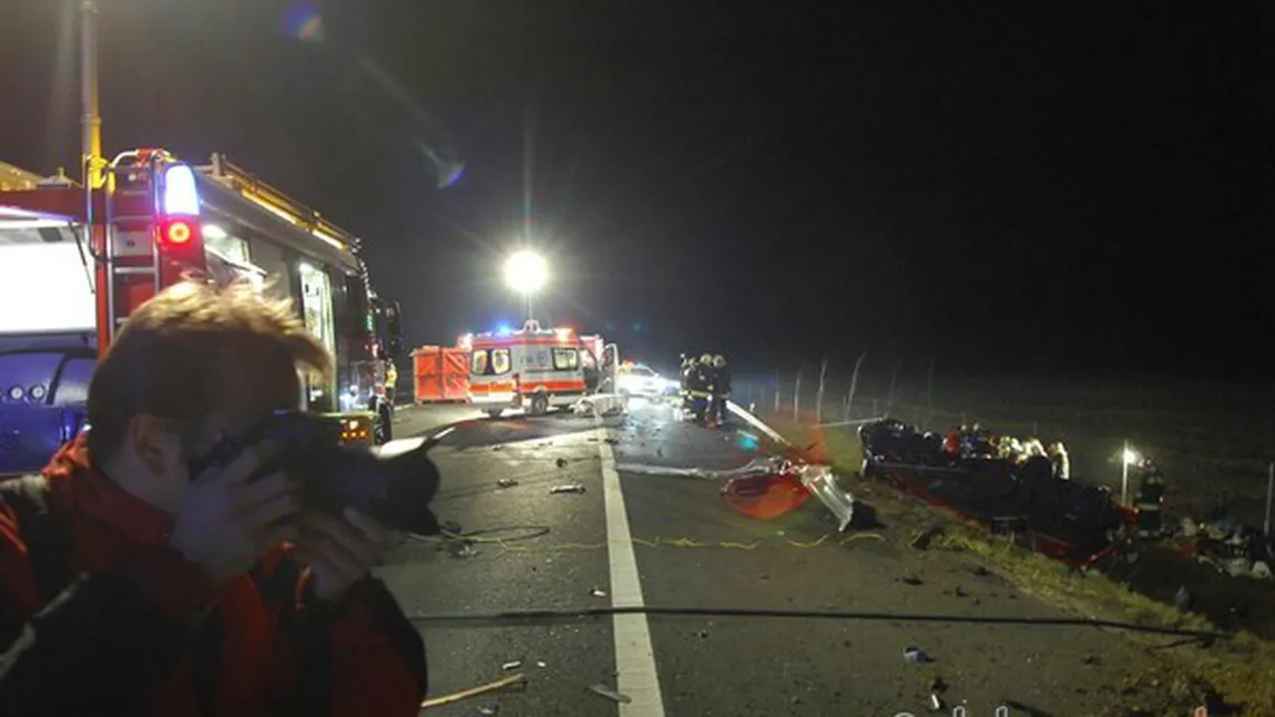 Imagini teribile de la locul accidentului din Ungaria GALERIE FOTO