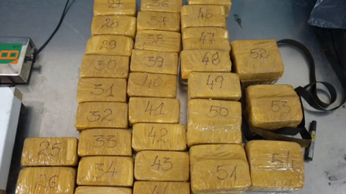 Bulgaria: 42 de kilograme de heroină confiscate la graniţa cu România