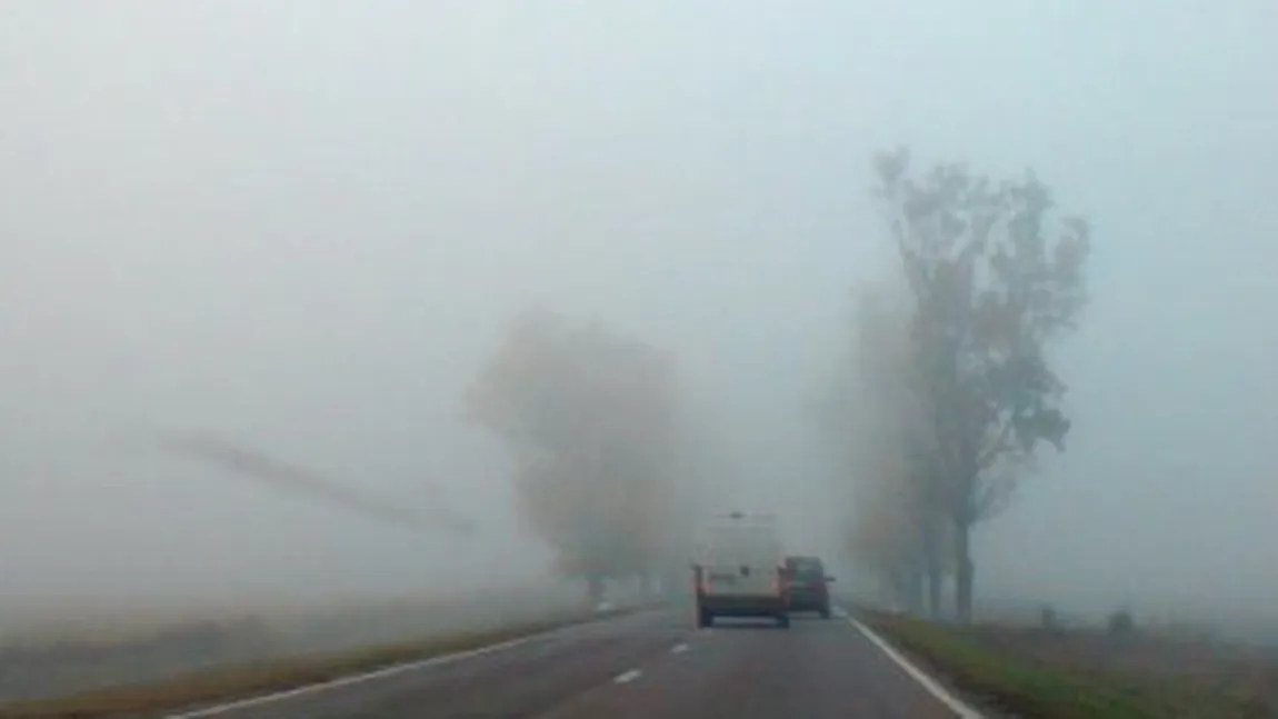 Avertizare de ceaţă în Crişana şi Transilvania