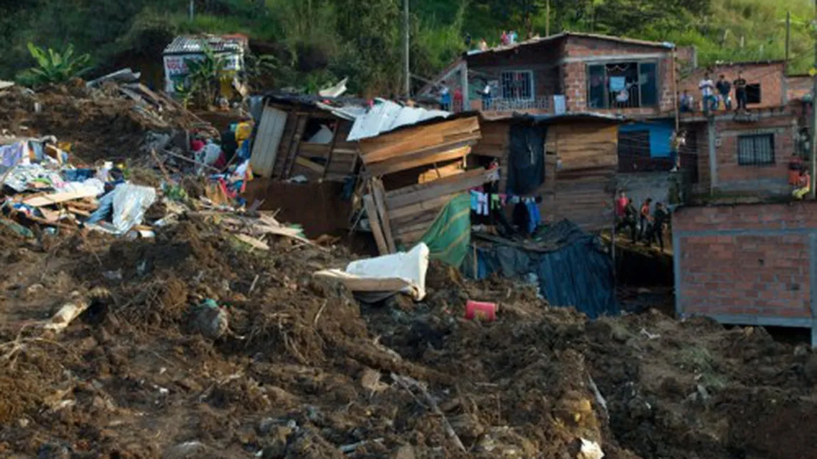 Alunecarile de teren fac 50 de victime în Columbia