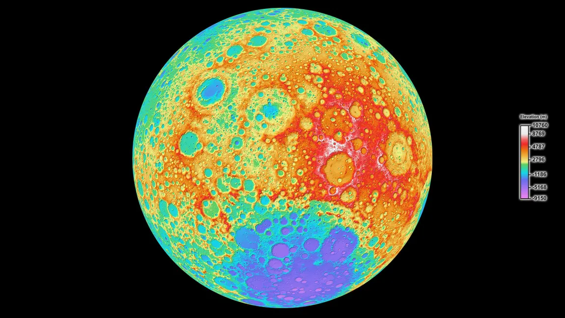 NASA a încheiat cartografirea foto completă a Lunii