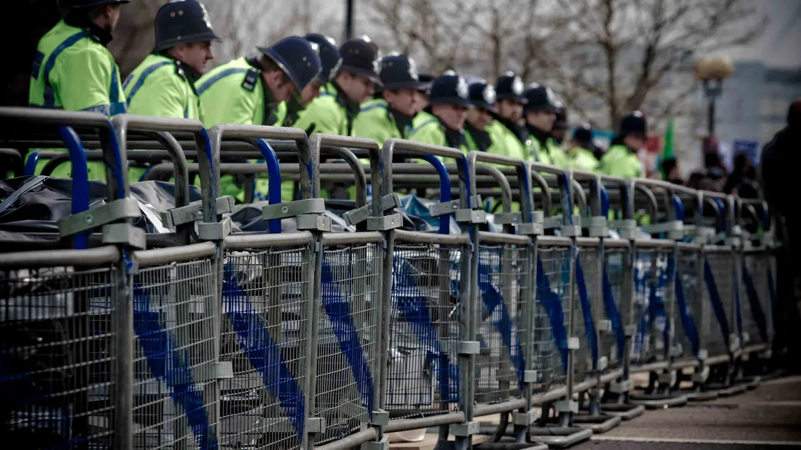 Mii de agenţi de poliţie mobilizaţi la Londra înaintea manifestaţiilor de miercuri