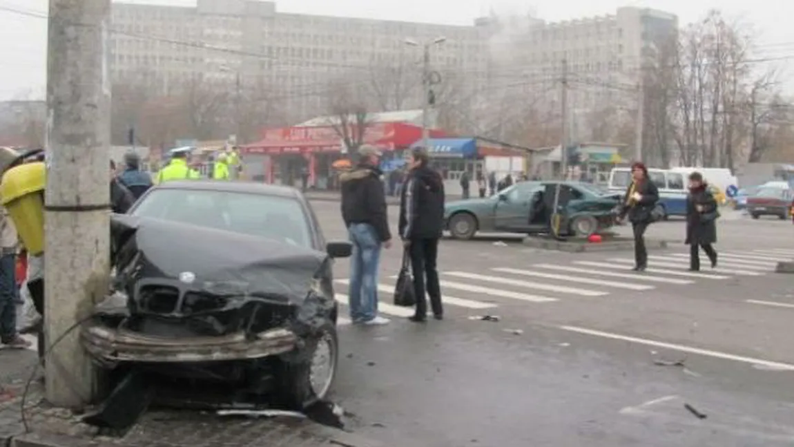Accident rutier lângă Spitalul Judeţean de Urgenţă din Craiova