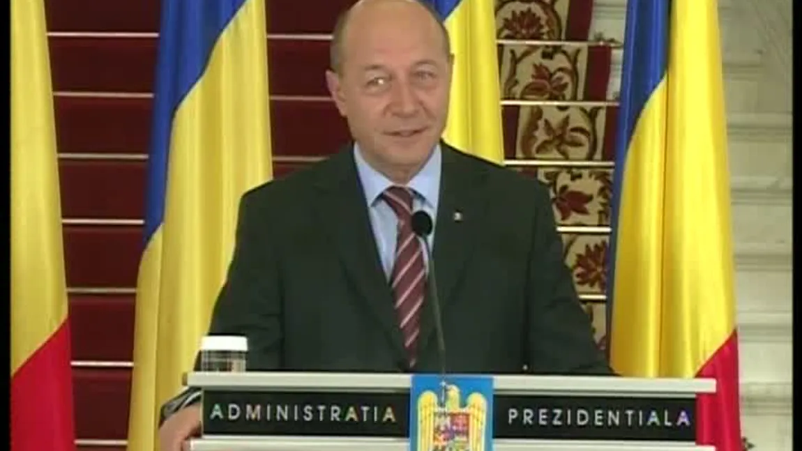 Băsescu: Familiile din poliţie sunt o tradiţie, nu trebuie afectate de restructurare VIDEO