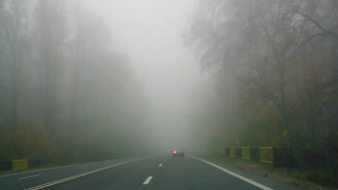 Avertizare meteo de ceaţă în Arad şi Timiş