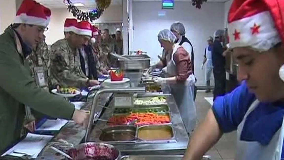 Crăciun în cazarmă. Cum petrec îşi soldaţii NATO Sărbătorile în Afganistan VIDEO