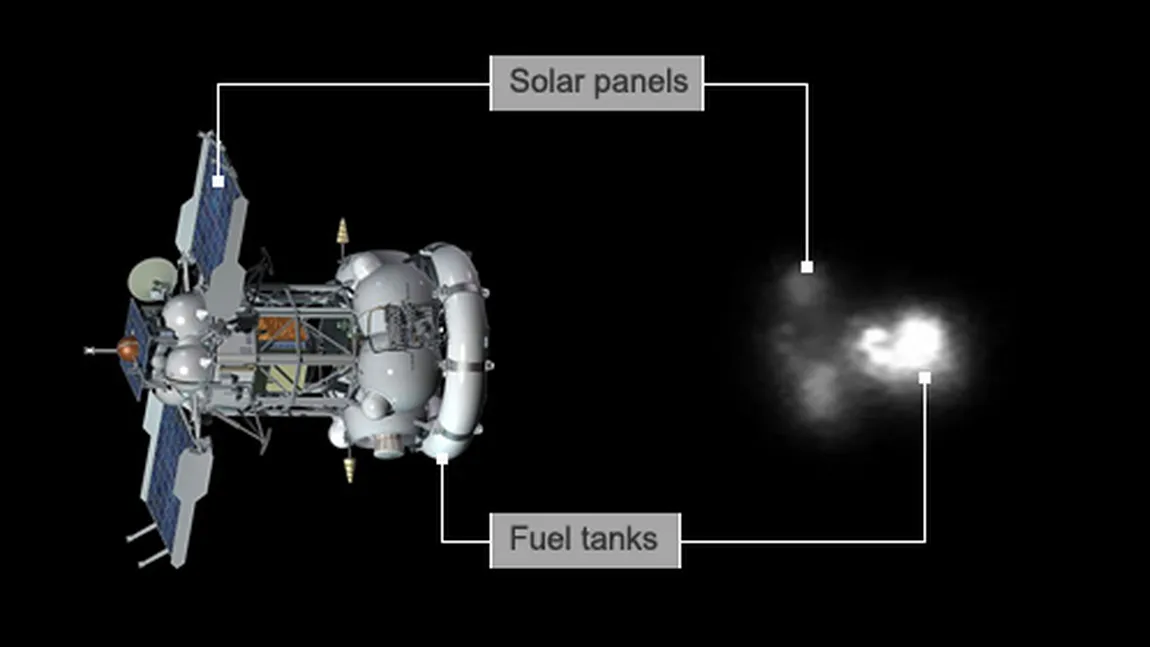 Sonda Phobos-Grunt, care se va prăbuşi pe Terra, filmată deasupra Franţei VIDEO